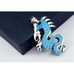 Mode Reinem Titan Herren Anhänger Und Halskette Drachen