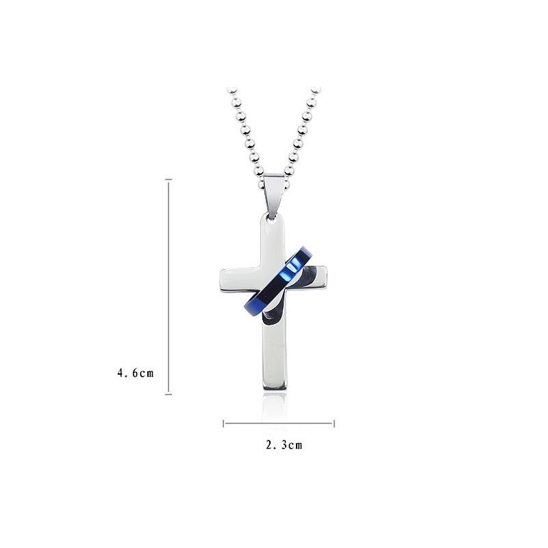 Modestil Kreuz Titan Anhänger Und Halskette Modestil Kreuz Titan Anhänger Und Halskette