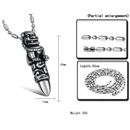 Der König Der Quantität, Männliche Kirin-Titan-Halskette