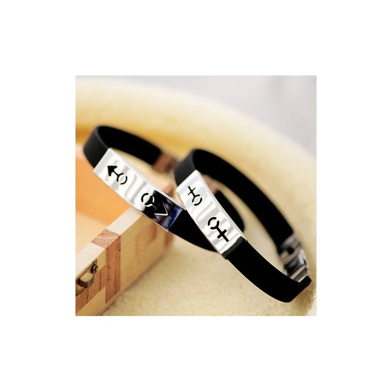 Symbol Titan Armbänder Für Männer Und Frauen Paare Symbol Titan Armbänder Für Männer Und Frauen Paare