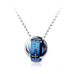 Super Coole Herren Titan Ringe Anhänger Und Halskette