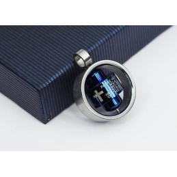 Cool Fashion Cross Ring Herren Titan Anhänger Und Halskette
