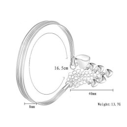 Qualität Und Quantität Gesichert Weibliche Sweetheart Titan Armband
