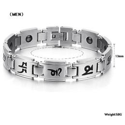 Langlebiges Titanarmband Für Liebhaber