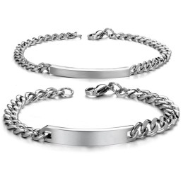 Einfach Zu Verwendendes Modisches Titanarmband Für Liebhaber