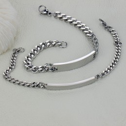 Einfach Zu Verwendendes Modisches Titanarmband Für Liebhaber