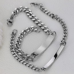 Einfach Zu Verwendendes Modisches Titanarmband Für Liebhaber