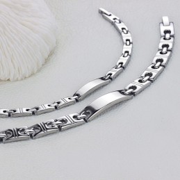 Stabiles, Hochwertiges Anti-Ermüdungs-Titanarmband Für Liebhaber