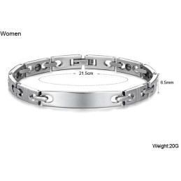 Stabiles, Hochwertiges Anti-Ermüdungs-Titanarmband Für Liebhaber
