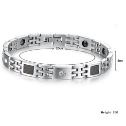 Stabiles Qualitäts-Gesundheits-Titan-Armband Für Liebhaber