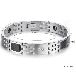 Stabiles Qualitäts-Gesundheits-Titan-Armband Für Liebhaber
