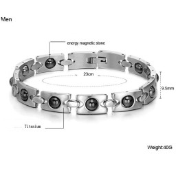 Zuverlässiges Anti-Ermüdungs-Titanarmband Für Liebhaber