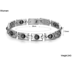 Zuverlässiges Anti-Ermüdungs-Titanarmband Für Liebhaber