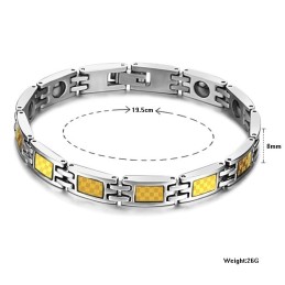 Qualität Und Quantität Garantiert: Anti-Ermüdungs-Titanarmband Für Liebhaber