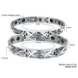 Zuverlässiges, Hochwertiges Anti-Ermüdungs-Titanarmband Für Liebhaber