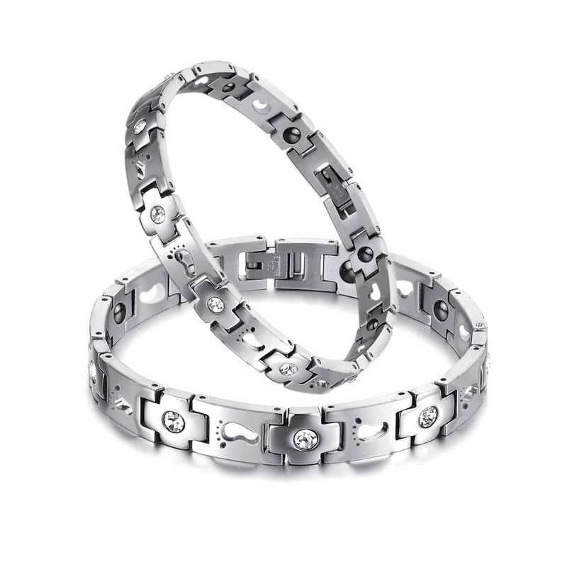 Die Königin Der Qualität Titan Armband Für Liebhaber Mit Strass Die Königin Der Qualität Titan Armband Für Liebhaber Mit Strass