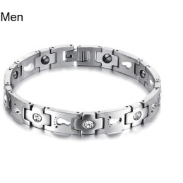 Die Königin Der Qualität Titan Armband Für Liebhaber Mit Strass