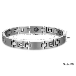 Einfach Zu Verwendendes Klassisches Titanarmband Für Liebhaber
