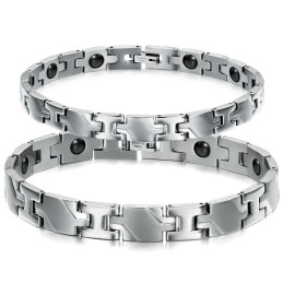Hochwertiges Titan-Magnetstein-Armband Für Liebhaber
