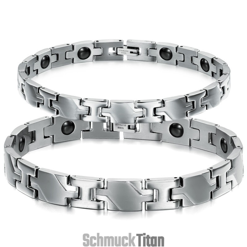 Hochwertiges Titan-Magnetstein-Armband Für Liebhaber