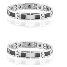 Die Königin Der Qualität Gesundheit Titan Lodestone Armband Für Liebhaber Mit Diamant
