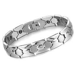 Zuverlässiges, Leistungsstarkes Anti-Ermüdungs-Armband Aus Titan-Magnetstein Für Männer