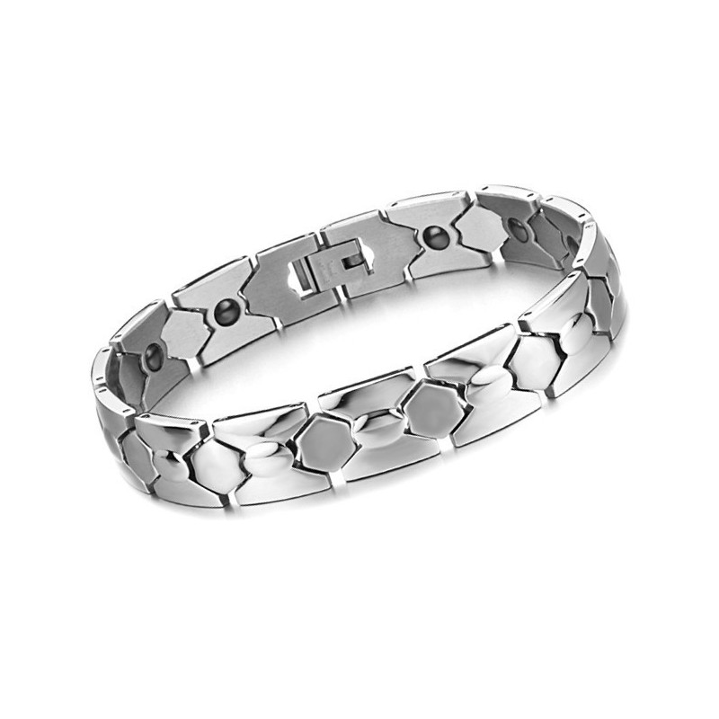 Zuverlässiges, Leistungsstarkes Anti-Ermüdungs-Armband Aus Titan-Magnetstein Für Männer Zuverlässiges, Leistungsstarkes Anti-Ermüdungs-Armband Aus Titan-Magnetstein Für Männer