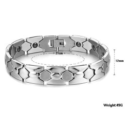 Zuverlässiges, Leistungsstarkes Anti-Ermüdungs-Armband Aus Titan-Magnetstein Für Männer