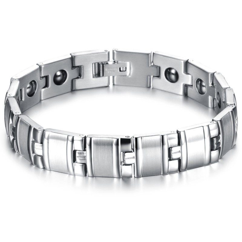 Stabiles, Hochwertiges Anti-Ermüdungs-Armband Aus Titan-Magnetstein Für Männer Stabiles, Hochwertiges Anti-Ermüdungs-Armband Aus Titan-Magnetstein Für Männer