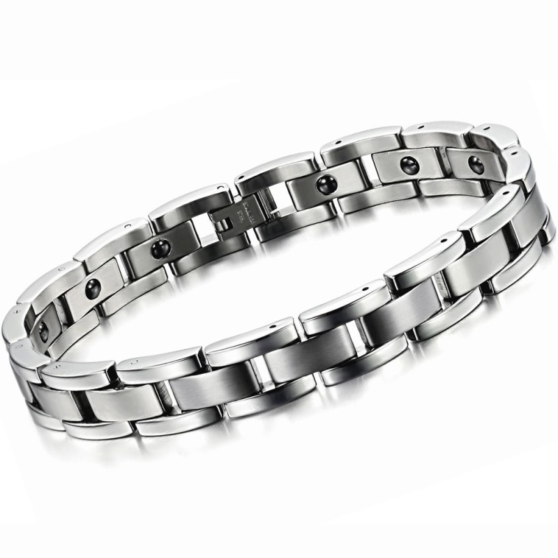 Große Auswahl An Titan-Magnetstein-Armbändern Für Die Männliche Gesundheit Große Auswahl An Titan-Magnetstein-Armbändern Für Die Männliche Gesundheit