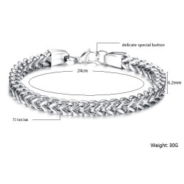 Die Königin Der Qualität Herren Titan Armband