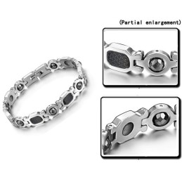 Stabiles Qualitäts-Titan-Magnetstein-Armband Für Die Männliche Gesundheit