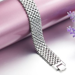 Hochwertiges Prägnantes Titanarmband Für Männer