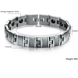 Hochwertiges Anti-Ermüdungs-Armband Aus Titan-Magnetstein Für Männer