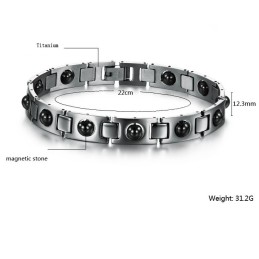 Die Königin Der Hochwertigen Gesundheits-Titan-Magnetstein-Armbänder