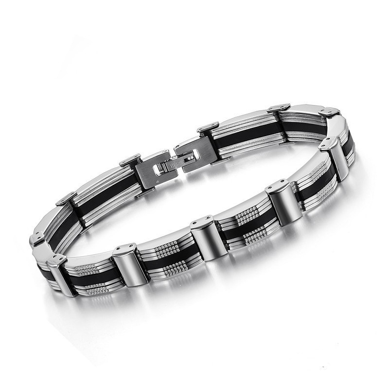 Eine Lange Geschichte: Männliches Titanarmband Eine Lange Geschichte: Männliches Titanarmband