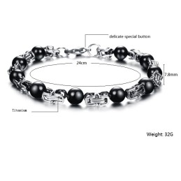 Langlebiges Herren-Titanarmband