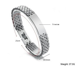 Stabiles Qualitäts-Titanarmband Für Männer