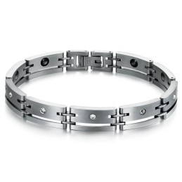 Hochwertiges Männliches Titan-Lodestone-Armband