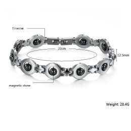 Große Auswahl An Anti-Ermüdungs-Armbändern Aus Titan Für Männer