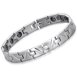 Einfach Zu Verwendendes Anti-Ermüdungs-Titan-Magnetstein-Armband