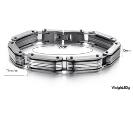 Das King Of Quantity Herren-Titanarmband