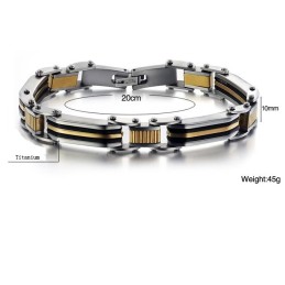 Hochwertiges Herrenarmband Aus Titan