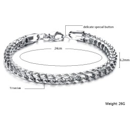 Qualität Und Quantität Gesichert Männliches Klassisches Titanarmband
