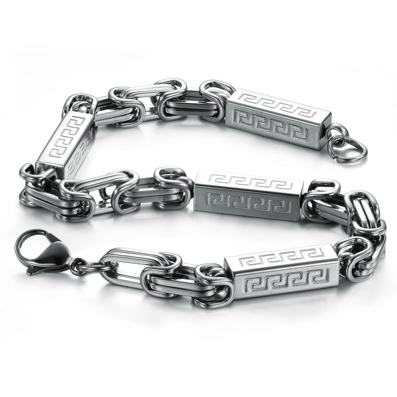 Zuverlässiger Ruf Männliches Prägnantes Titanarmband Zuverlässiger Ruf Männliches Prägnantes Titanarmband