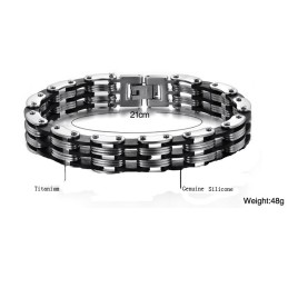 Zuverlässiges Performance-Armband Aus Klassischem Titan Für Herren