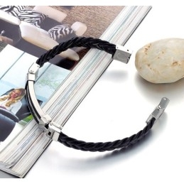 Einfach Zu Verwendender Titan-Armreif Für Männer