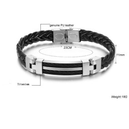 Einfach Zu Verwendender Titan-Armreif Für Männer