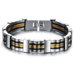Zuverlässiger Qualitäts-Armreif Aus Titan-Silikon Für Männer