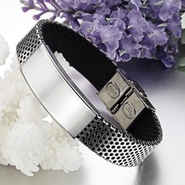 Große Auswahl An Männlichen Titan-Lederarmbändern